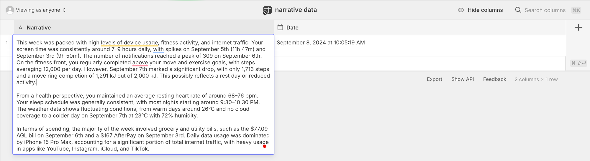 Spotify Wrapped But It's ALL Your Data!